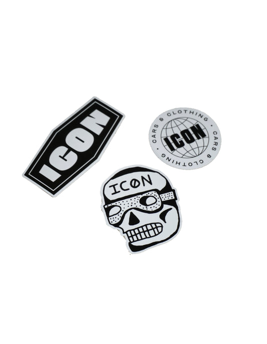 ICON Stickers - Pack of 3